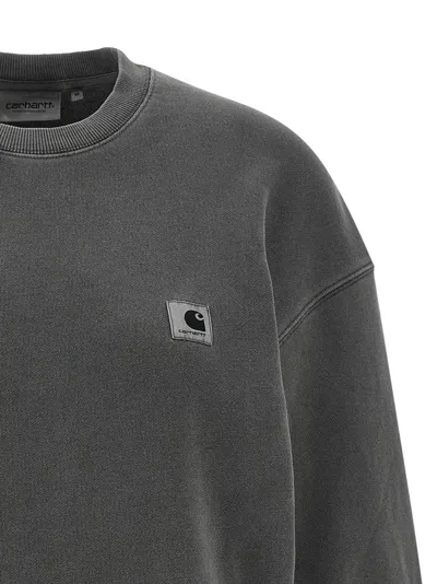 Carhartt Nelson Sweatshirt Gray In Gray