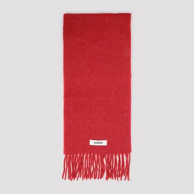 Jacquemus L Echarpe Carro Scarf Women In Gray