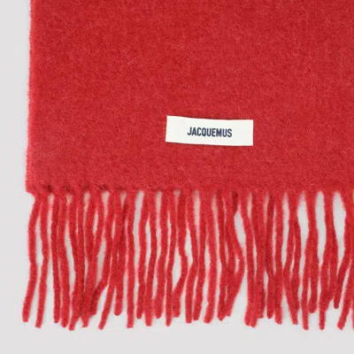Jacquemus L Echarpe Carro Scarf Women In Gray