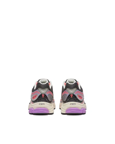 Saucony Mens Progrid Omni 9 Woven Trainers Pink Purple In Multi