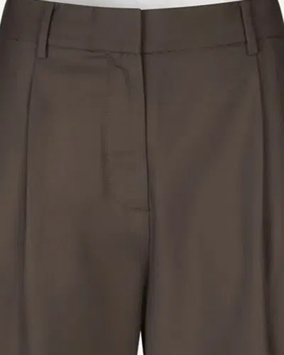 Samsoe & Samsoe Pantalone Saagneta 14930 Black Coffee In Brown