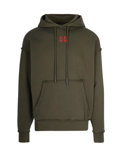 44 Label Group Faded Green Hoodie In Green