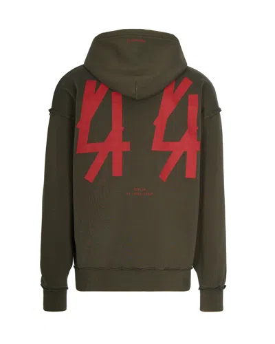 44 Label Group Faded Green Hoodie In Green