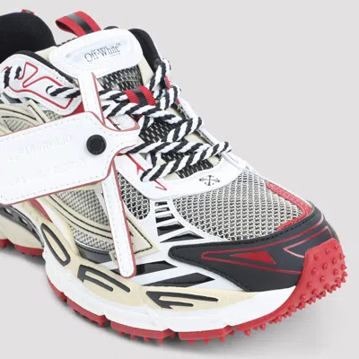 Off-white Ow Be Right Back Sand Polyurethane Sneakers In Multi