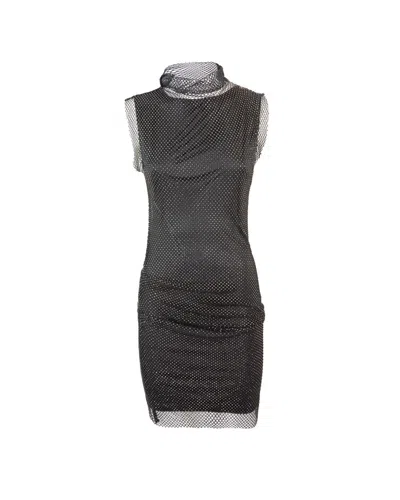 Sportmax Empoli Black Dress In Gray