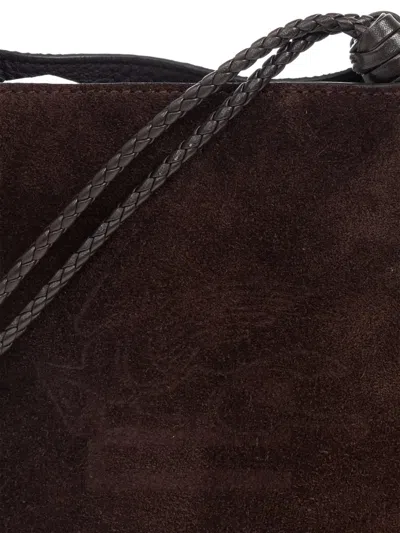 Etro Suede Shoulder Bag