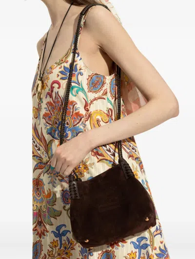 Etro Suede Shoulder Bag