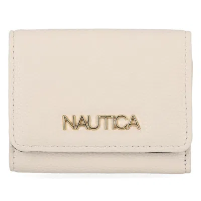 Nautica Womens Slim Card Case Wallet In Neutral