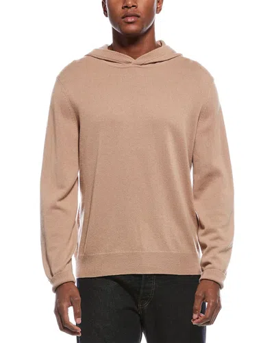 Theory Hilles Cashmere Hoodie In Brown