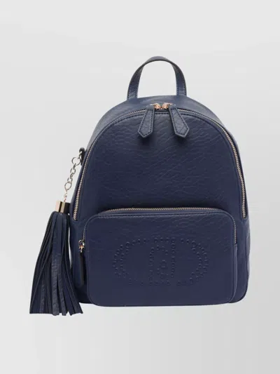 Liu •jo Versatile Backpack Featuring Multiple Elements In Blue