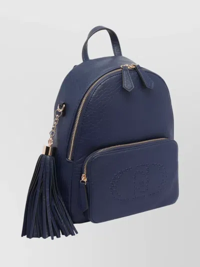 Liu •jo Versatile Backpack Featuring Multiple Elements In Blue