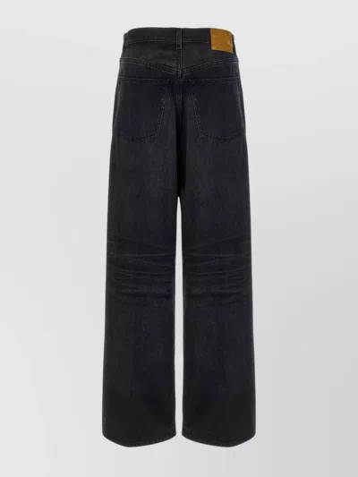 Haikure Candy High-rise Wide-leg Jeans In Black