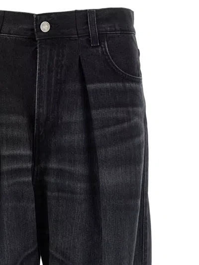 Haikure Candy High-rise Wide-leg Jeans In Black