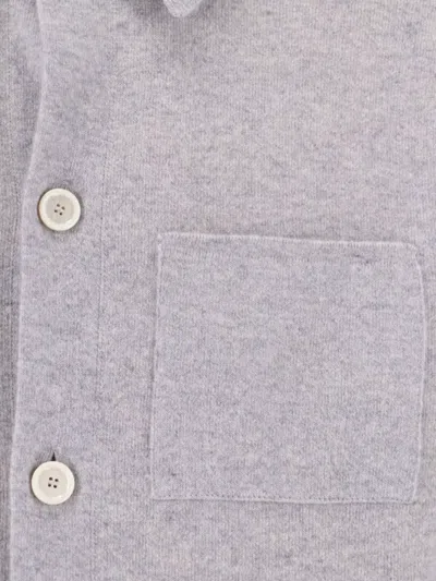 Lardini Versatile Jacket With Chest And Side Pockets In Gray