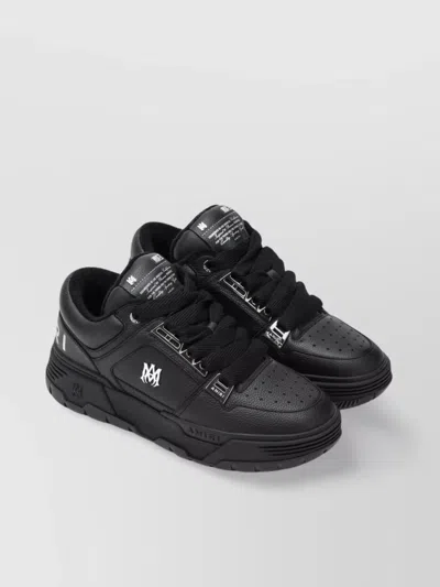 Amiri Collar Padded Toe Perforated Sole Rubber In Black