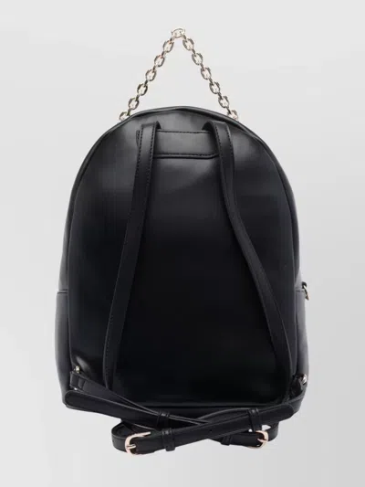 Liu •jo Versatile Backpack Featuring Multiple Pockets In Black