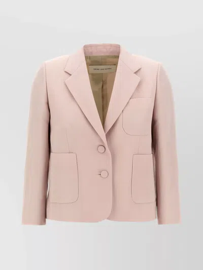 Dries Van Noten Tailored Blazer Notch Lapel In Multi