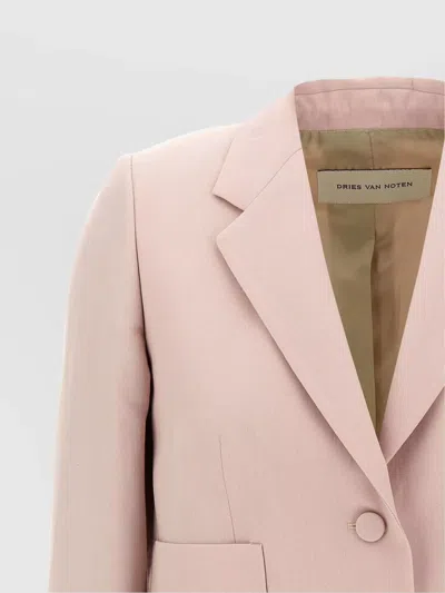 Dries Van Noten Tailored Blazer Notch Lapel In Multi