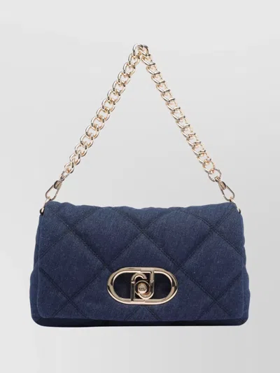 Liu •jo Crossbody Bag Chain Strap In Blue