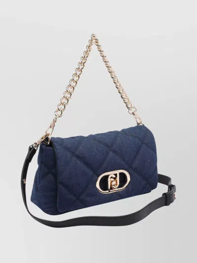 Liu •jo Crossbody Bag Chain Strap In Blue