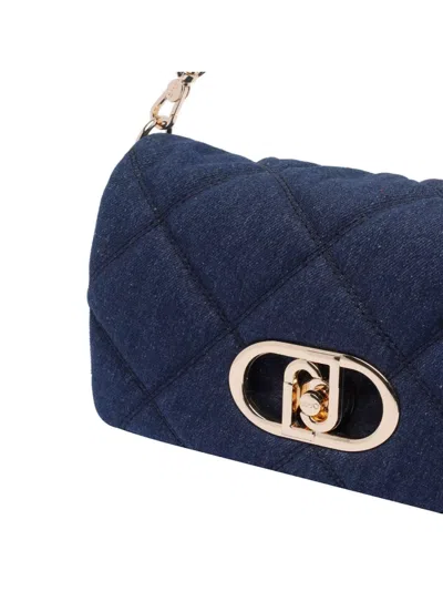 Liu •jo Crossbody Bag Chain Strap In Blue