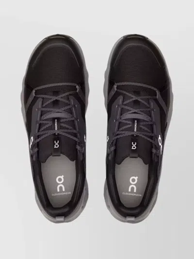 On Horiz Sneakers With Chunky Rubber Sole In Black