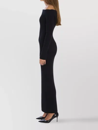 Max Mara Arnes 1234 Sheath Dress In Wool And Cachemire In Black