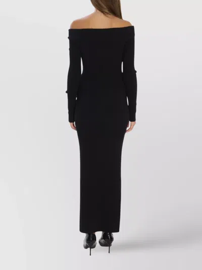 Max Mara Arnes 1234 Sheath Dress In Wool And Cachemire In Black