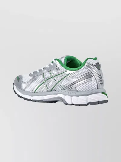 Asics Breathable Mesh And Synthetic Leather Sneakers In White
