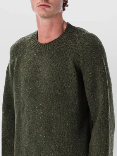 Apc A.p.c. A.p.c. Harris Crewneck Wool Jumper In Green