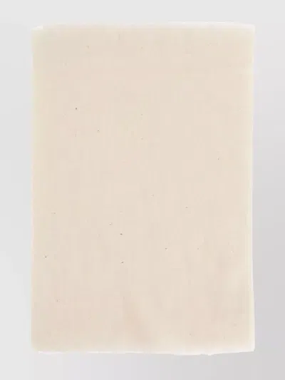 Faliero Sarti Lightweight Rectangular Wool Blend Scarf In Neutral