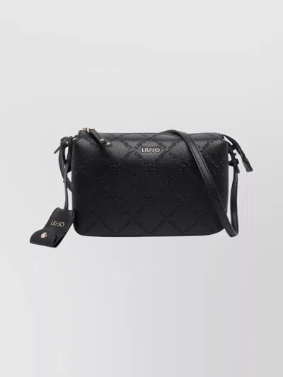 Liu •jo Versatile Crossbody Bag Adjustable Strap In Black