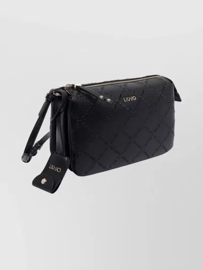 Liu •jo Versatile Crossbody Bag Adjustable Strap In Black