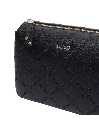 Liu •jo Versatile Crossbody Bag Adjustable Strap In Black