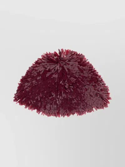 Alanui Bordeaux Polyvinyle Blend Sunset On Manhattan Beanie Hat