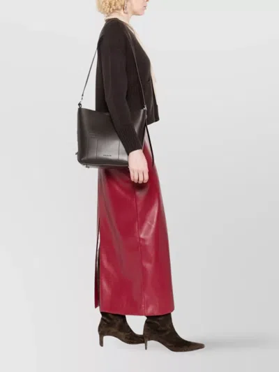 Hogan Hocket Small Hobo Bag In Brown