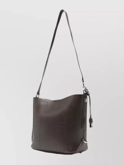 Hogan Hocket Small Hobo Bag In Brown