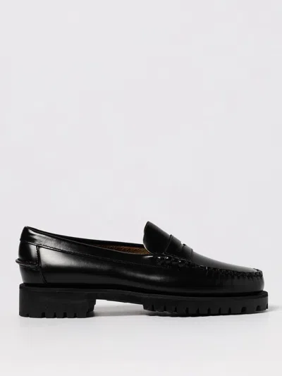 Sebago Black Leather Moccasin