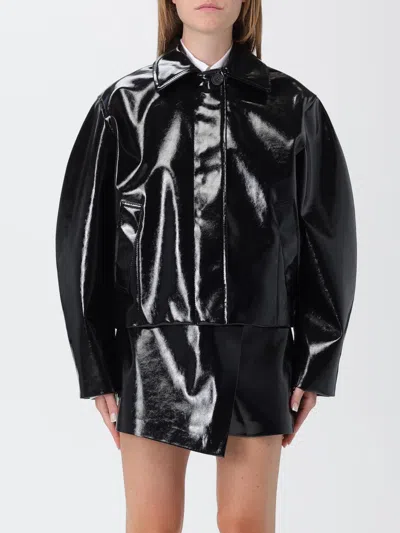 Msgm Jacket  Woman Color Black In Black