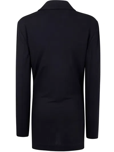 Ann Demeulemeester Olena Wrap Deconstructed Blazer In Blue