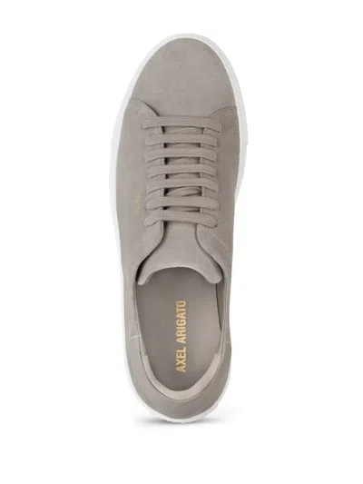 Axel Arigato Clean 90 Beige Sneakers With Side Logo Lettering In Suede Man In Multi