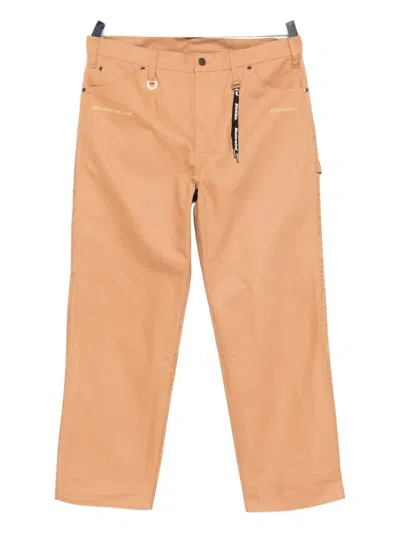 Mastermind Japan X Dickies Graphic-print Trousers In Brown