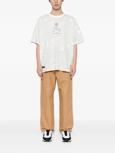 Mastermind Japan X Dickies Graphic-print Trousers In Brown