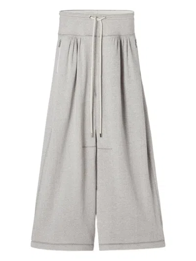 Lanvin Pleated Drawstring Trousers In Gray