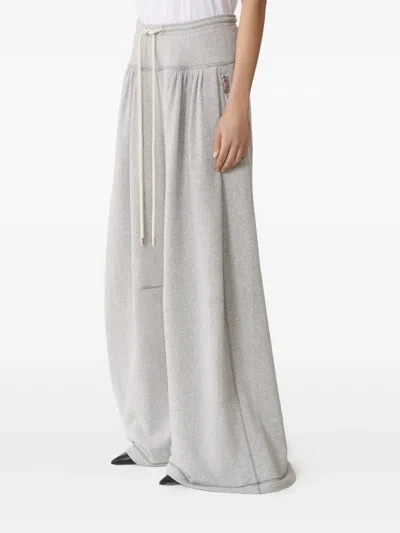 Lanvin Pleated Drawstring Trousers In Gray