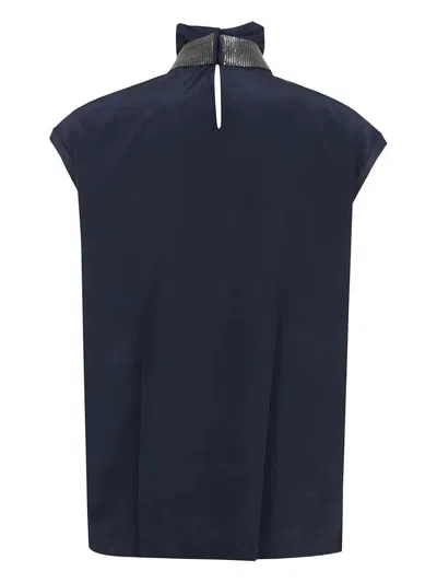 Brunello Cucinelli Blouse In Blue