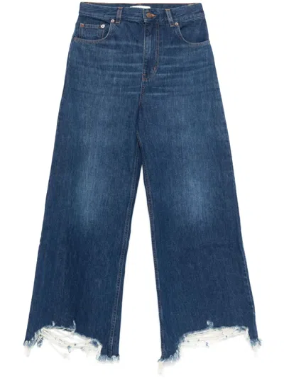 Chloé Chloe Women Wide Leg Denim In Blue