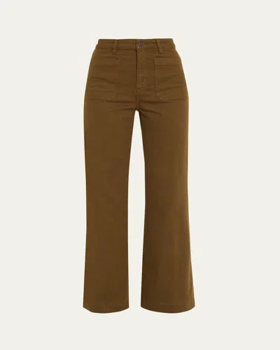Frame The Refined Cotton Twill Jeans In Brown
