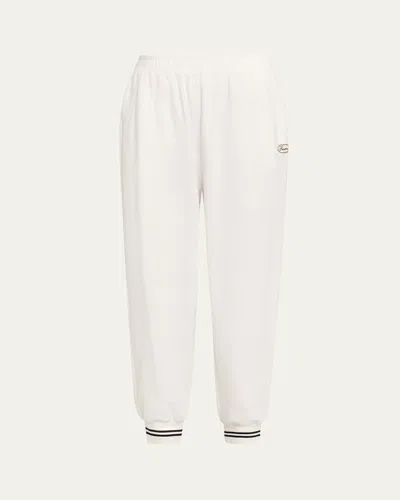 Frame The Tennis Sweatpants In White