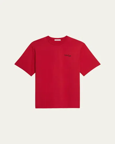 Helmut Lang Men's Sketch T Shirt In Red